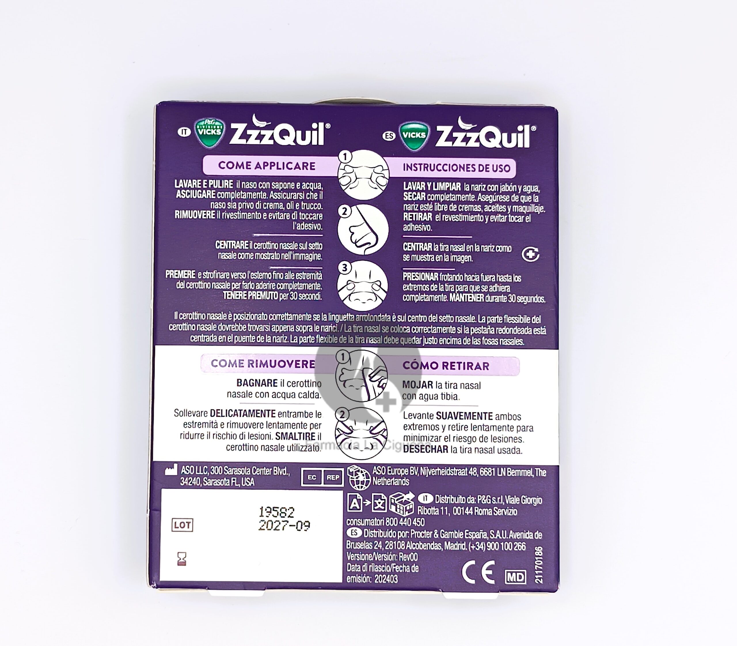 ZZZQUIL SUEÑO 10 TIRAS NASALES