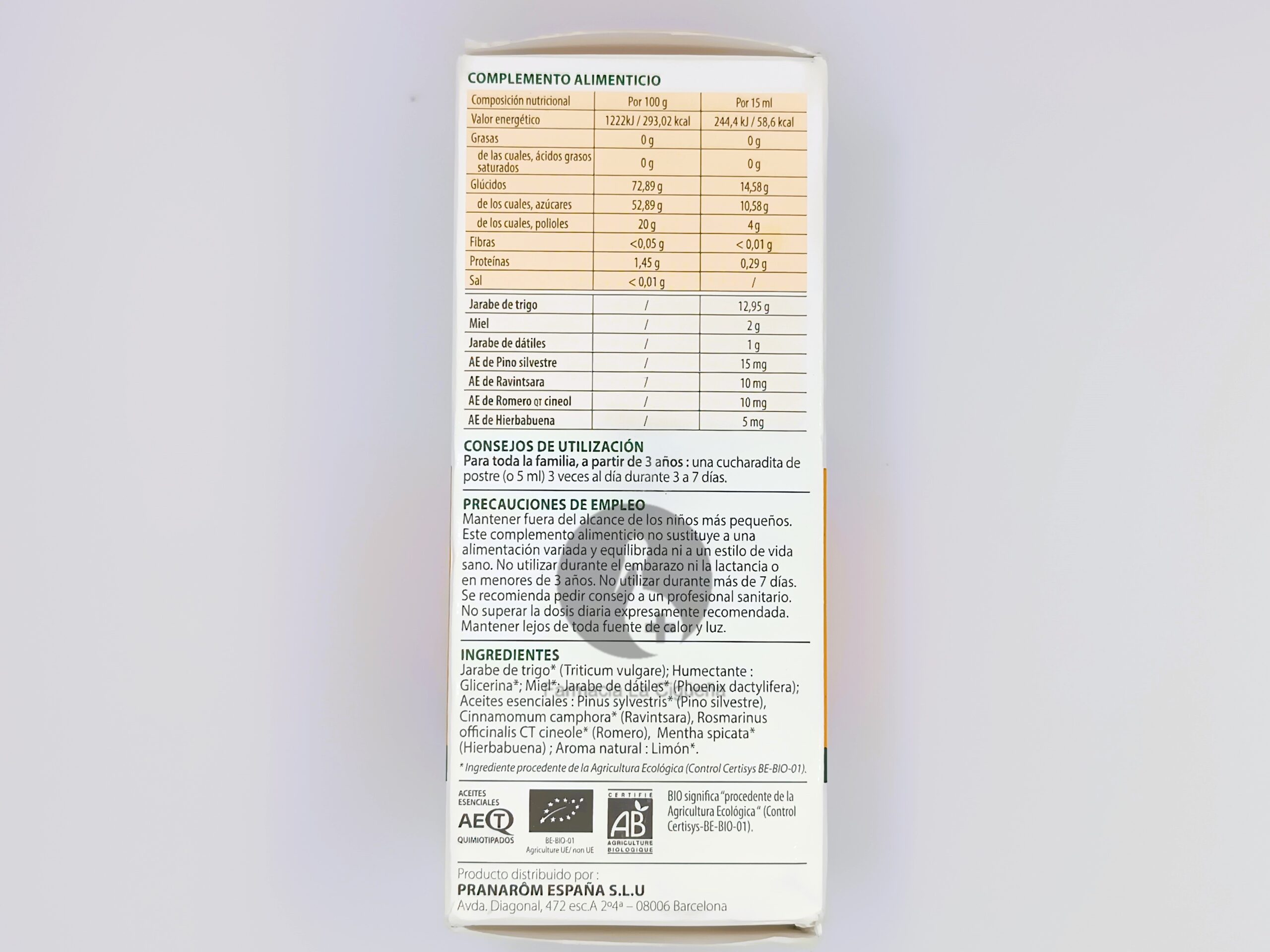 JARABE GARGANTA BIO 1 ENVASE 150 ML