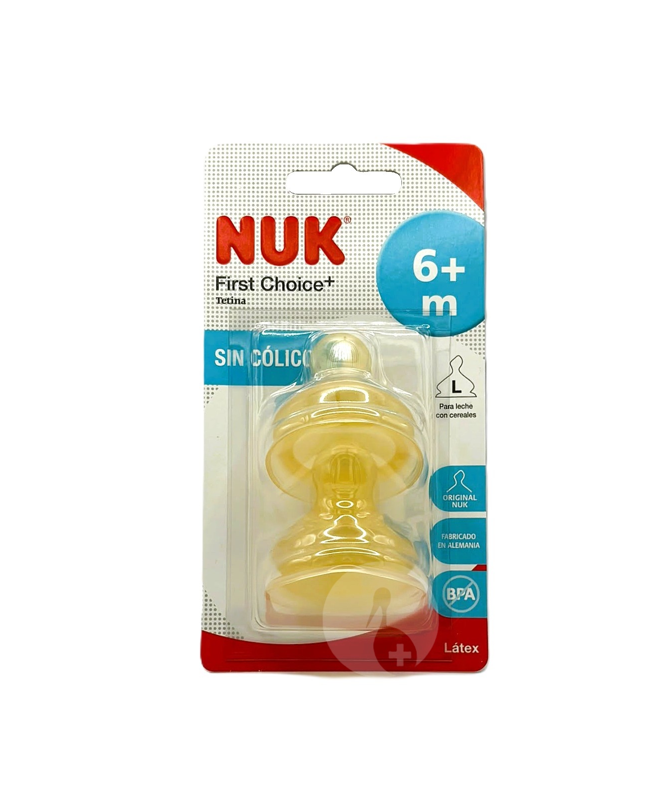 TETINA FC LATEX ALIMENTO ANTICOLICO NUK FIRST CHOICE TALLA 2 L 2 UNIDADES