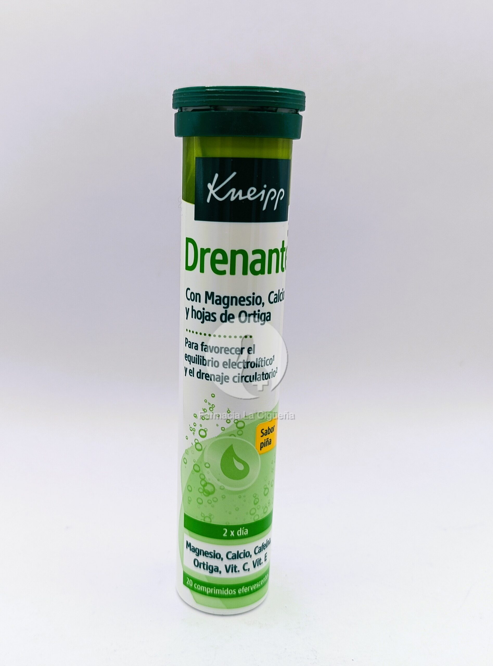 KNEIPP DRENANTE 20 COMPRIMIDOS EFERVESCENTES SABOR PIÑA