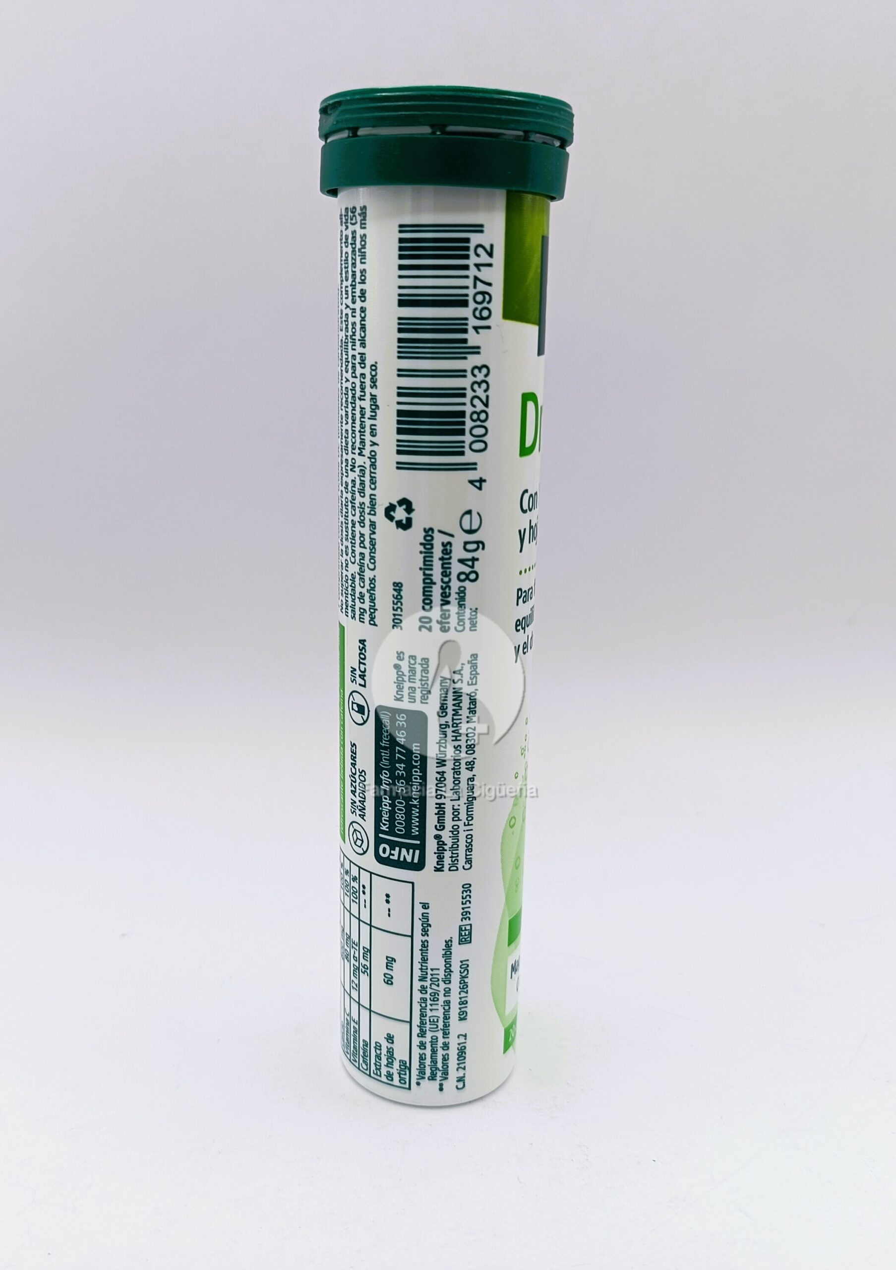 KNEIPP DRENANTE 20 COMPRIMIDOS EFERVESCENTES SABOR PIÑA