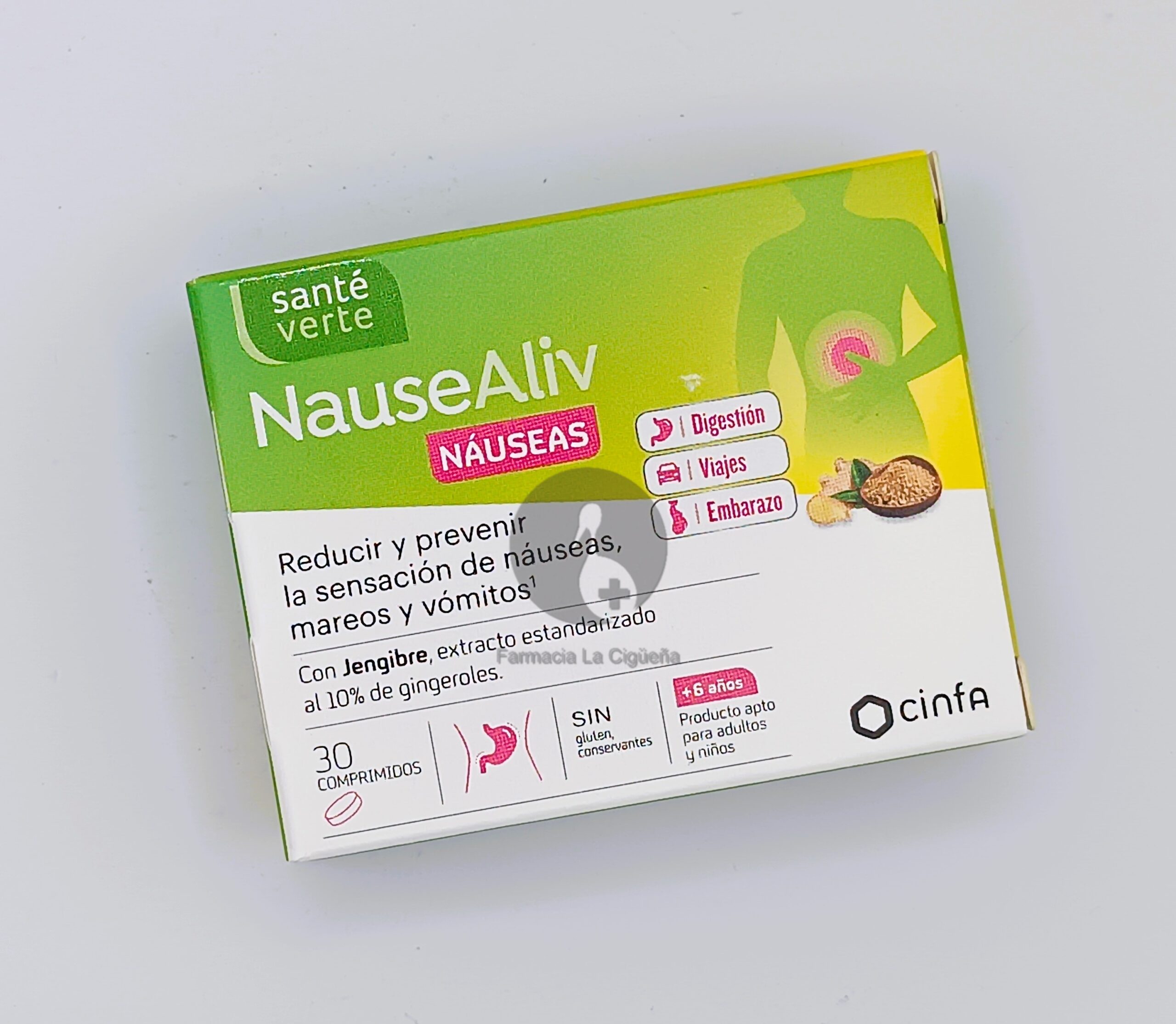 NAUSEALIV NAUSEAS 30 COMPRIMIDOS