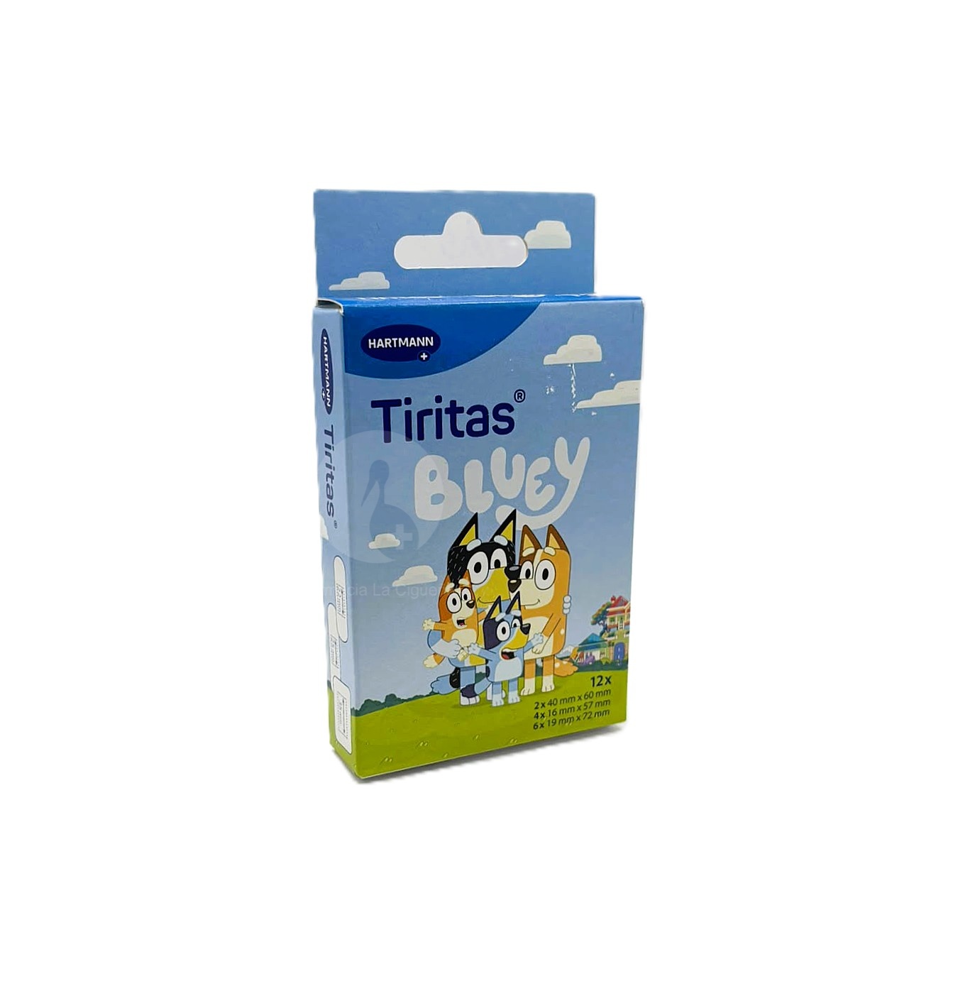 TIRITAS BLUEY APOSITO ADHESIVO 12 UNIDADES 3 TAMAÑOS