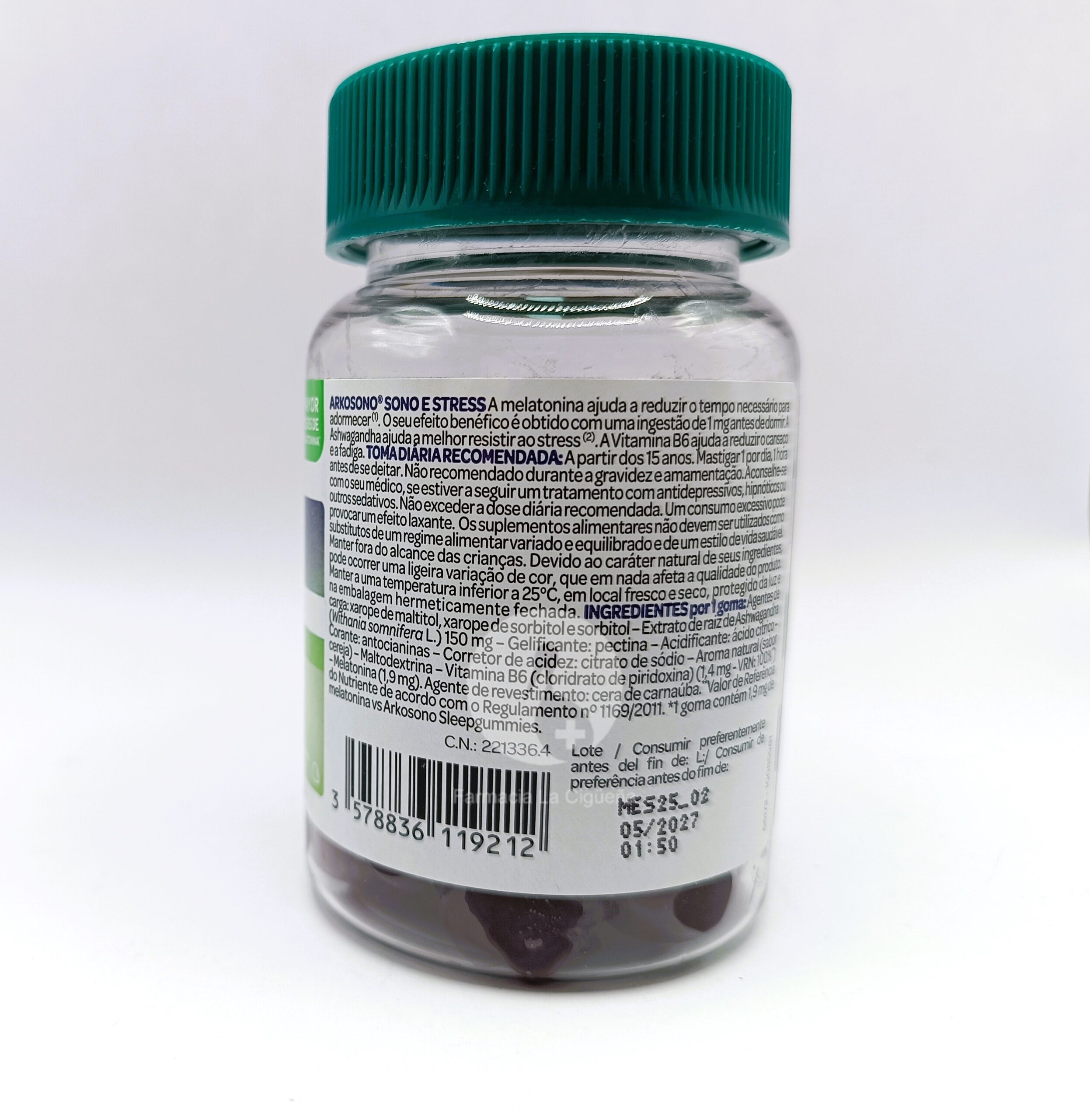 ARKOSUEÑO DORMIGUMMIES SUEÑO Y ESTRES 30 CARAMELOS DE GOMA