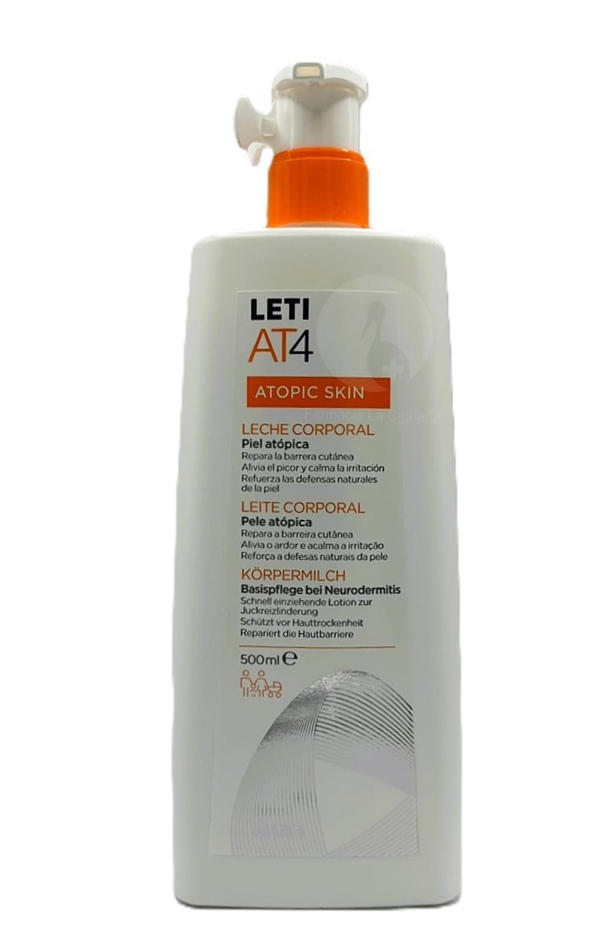 LETI AT4 LECHE CORPORAL 1 BOTELLA 500 ML
