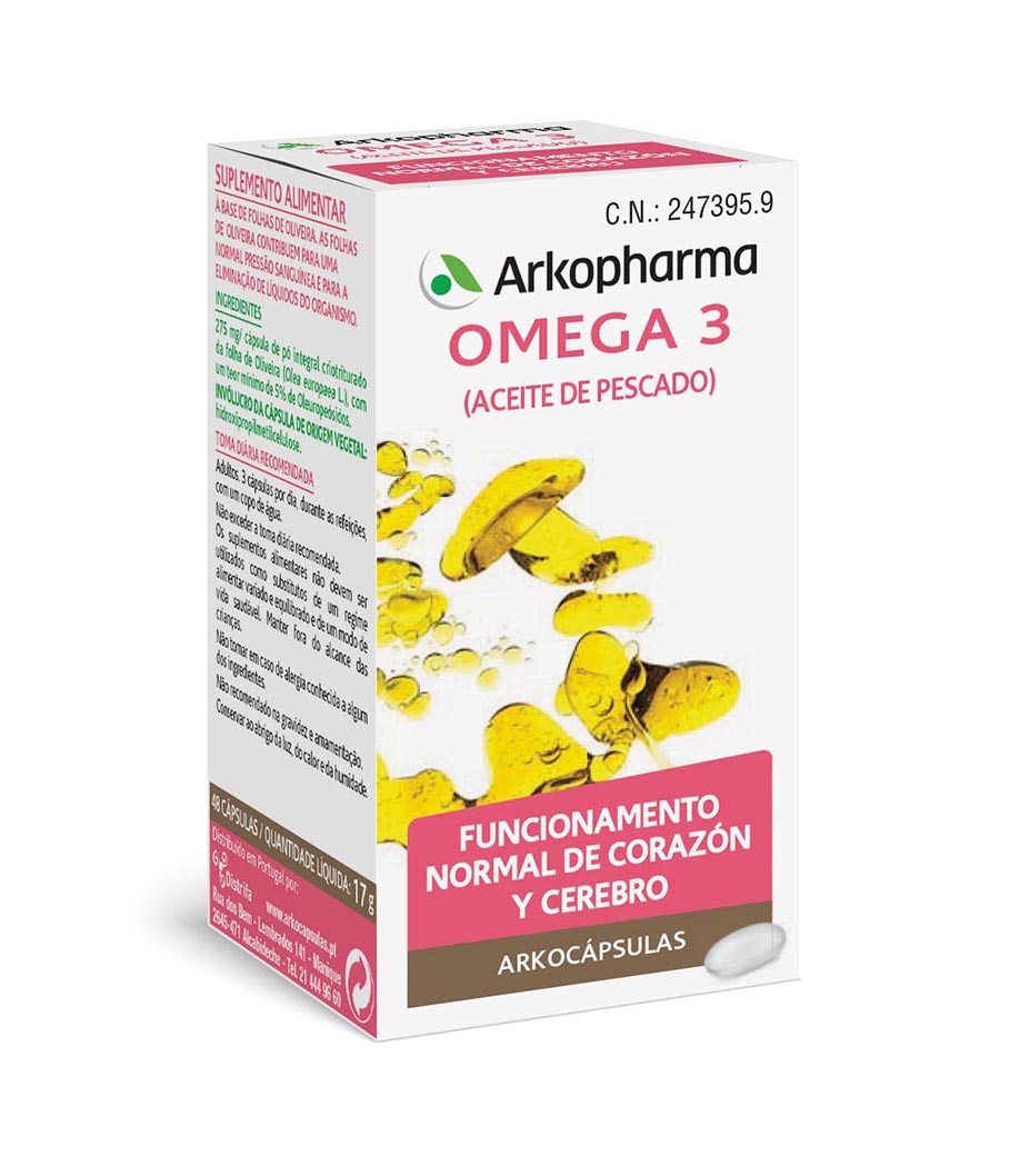 ARKOCAPSULAS OMEGA 3 50 CAPSULAS
