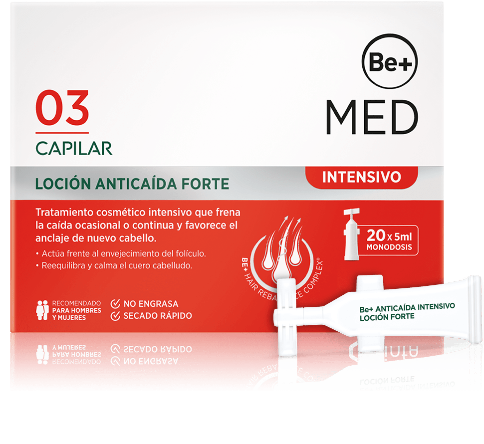 BE+ MED CAPILAR LOCION ANTICAIDA FORTE 20 UNIDADES 5 ML