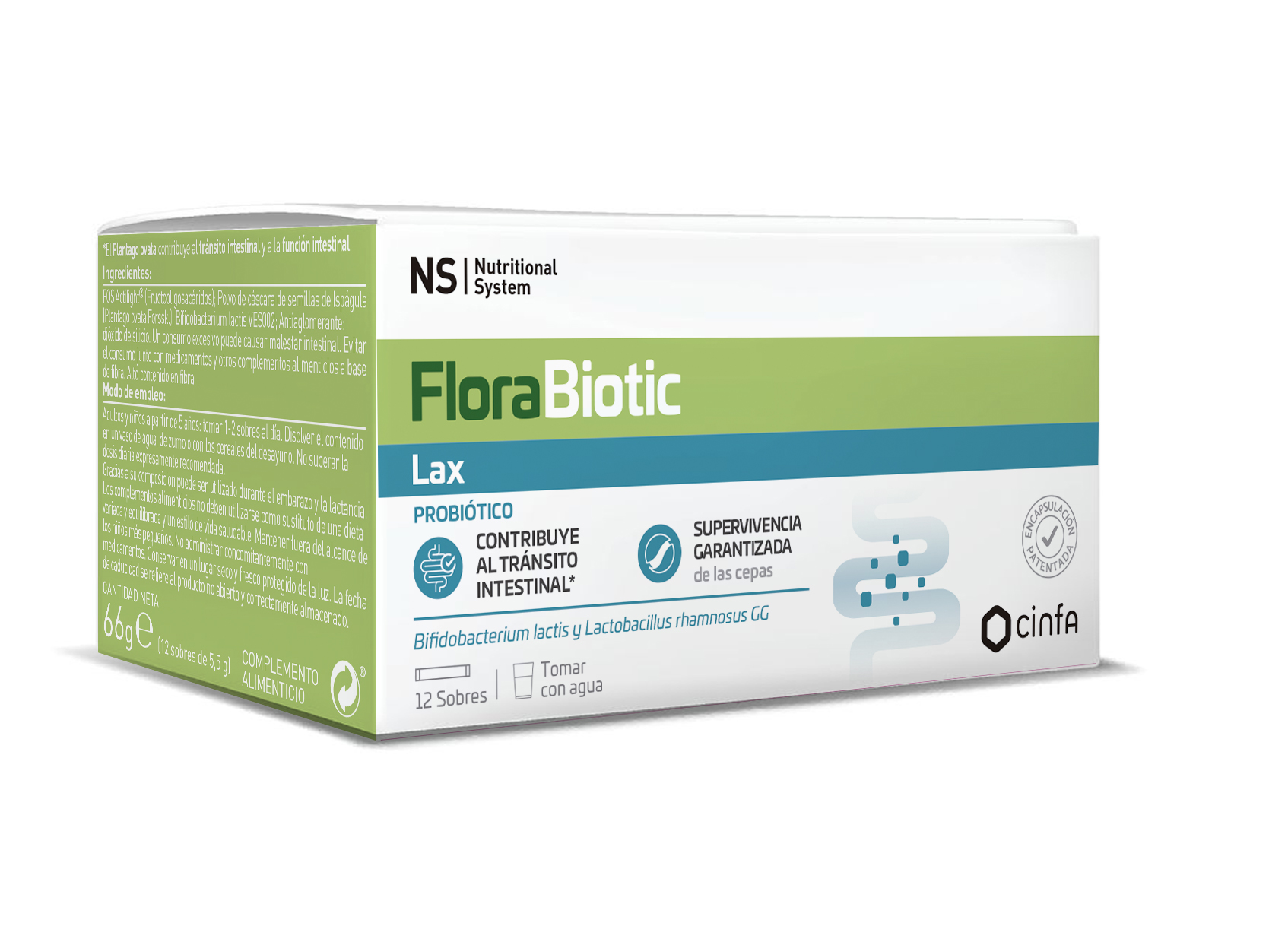 NS FLORABIOTIC LAX 12 SOBRES 5,5 G