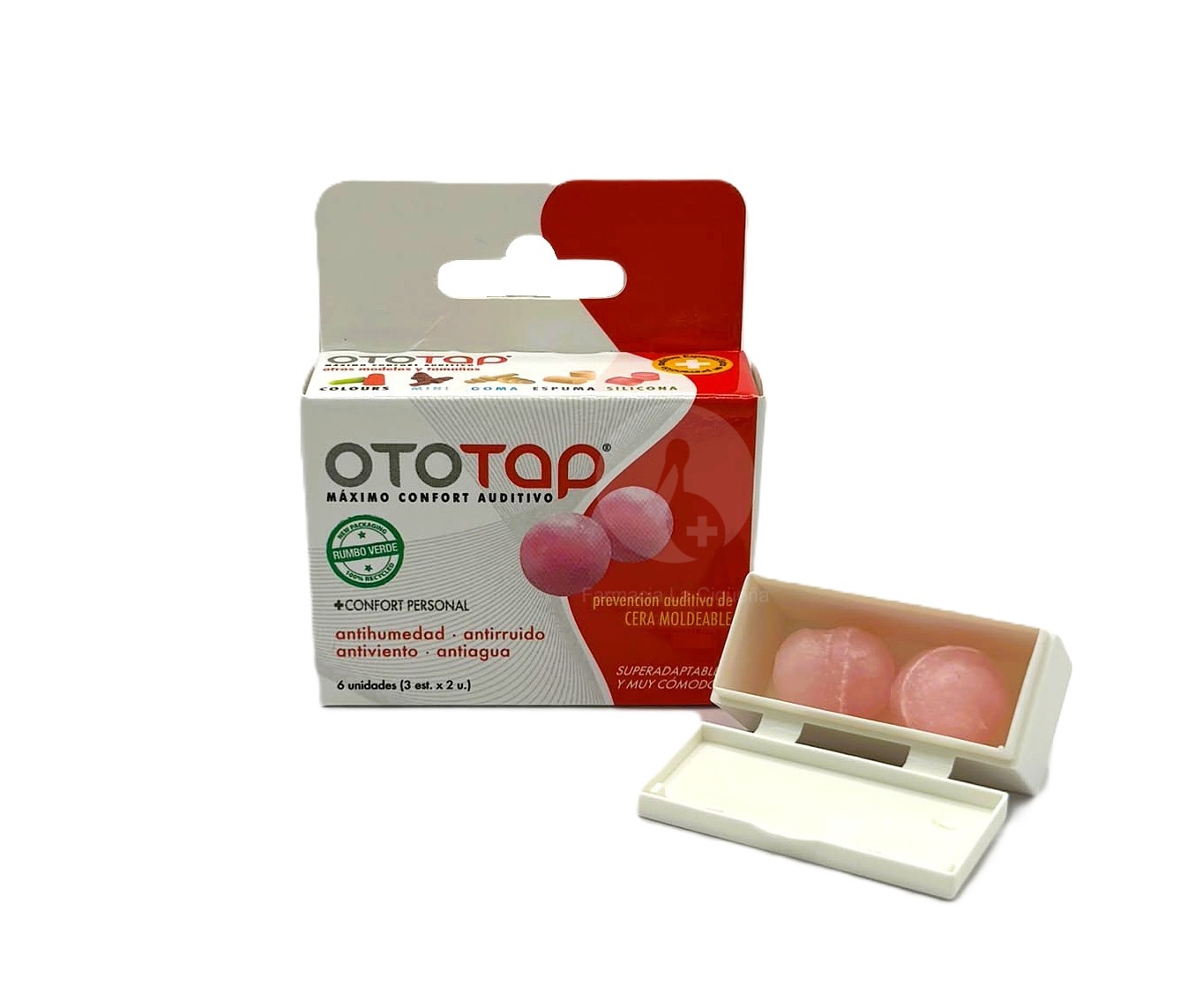 TAPONES OIDOS CERA OTOTAP 6 UNIDADES