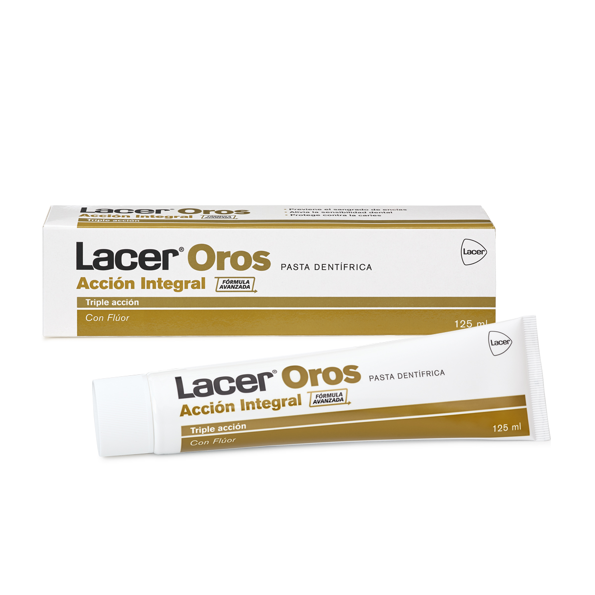 LACER OROS ACCION INTEGRAL PASTA DENTIFRICA 1 ENVASE 125 ML