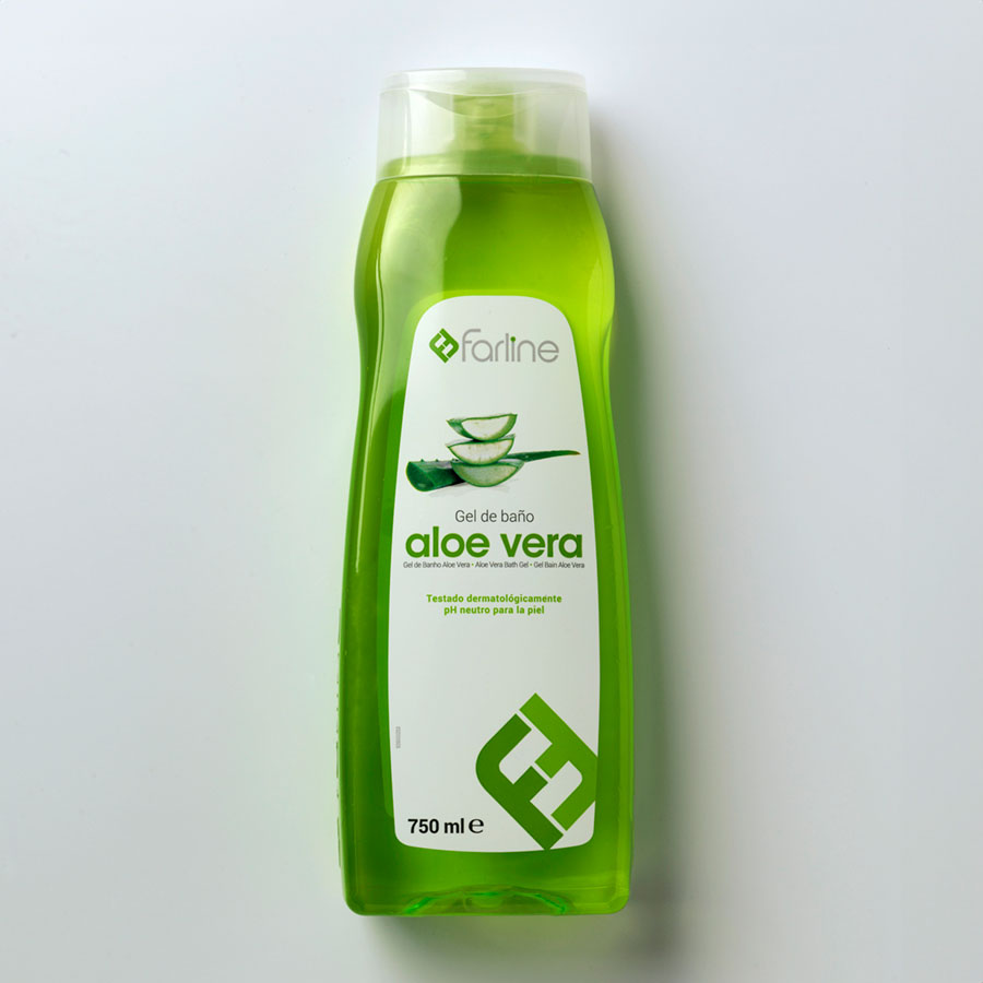 FARLINE GEL DE BAÑO ALOE VERA 1 ENVASE 750 ML