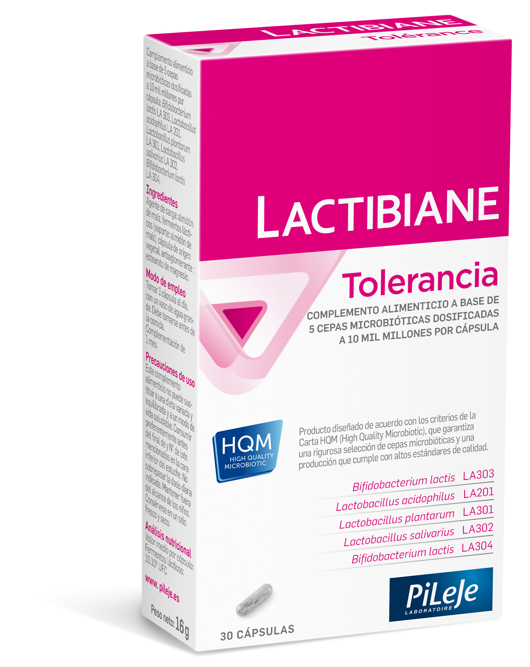 LACTIBIANE TOLERANCE PILEJE 2,5 G 30 CAPSULAS
