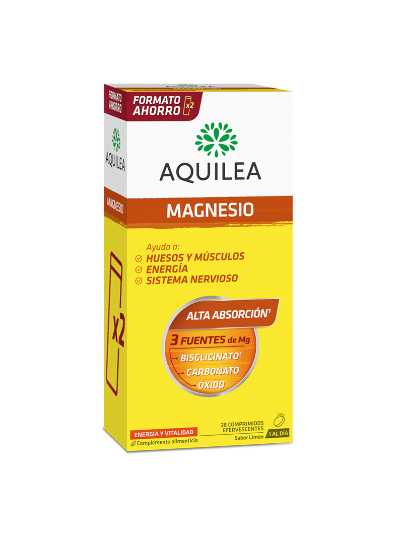 AQUILEA MAGNESIO 375 MG 28 COMPRIMIDOS EFERVESCENTES SABOR LIMON