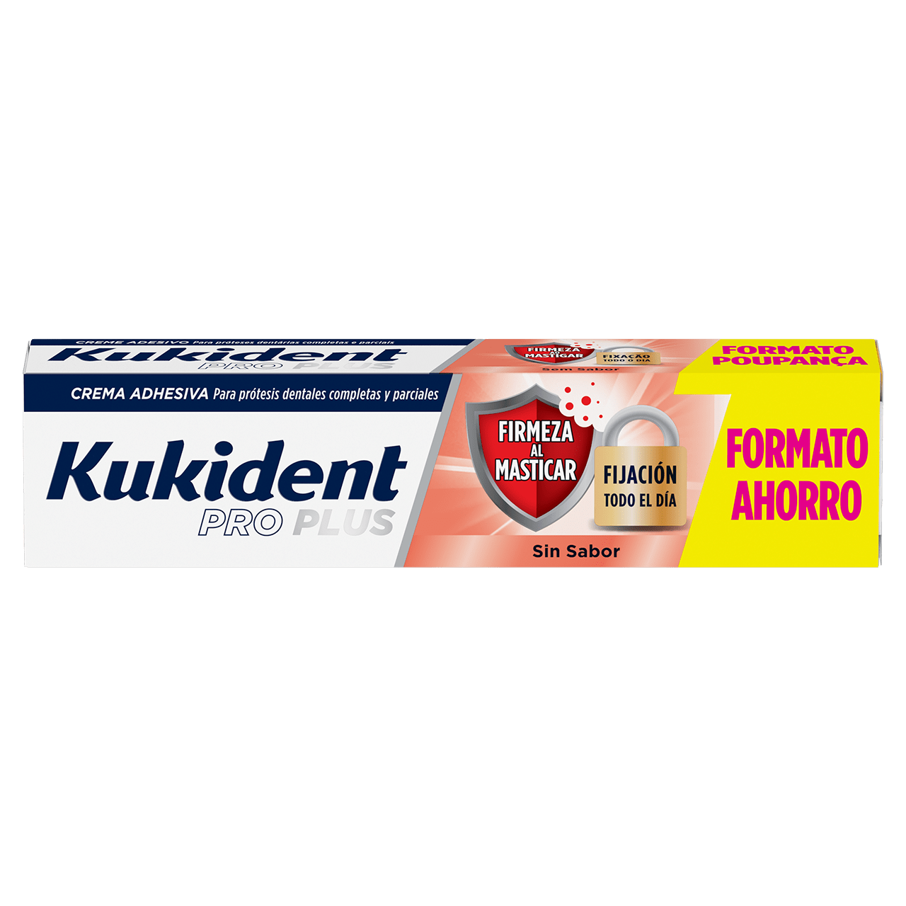 KUKIDENT PRO PLUS FIRMEZA AL MASTICAR 1 ENVASE 57 G SABOR NEUTRO