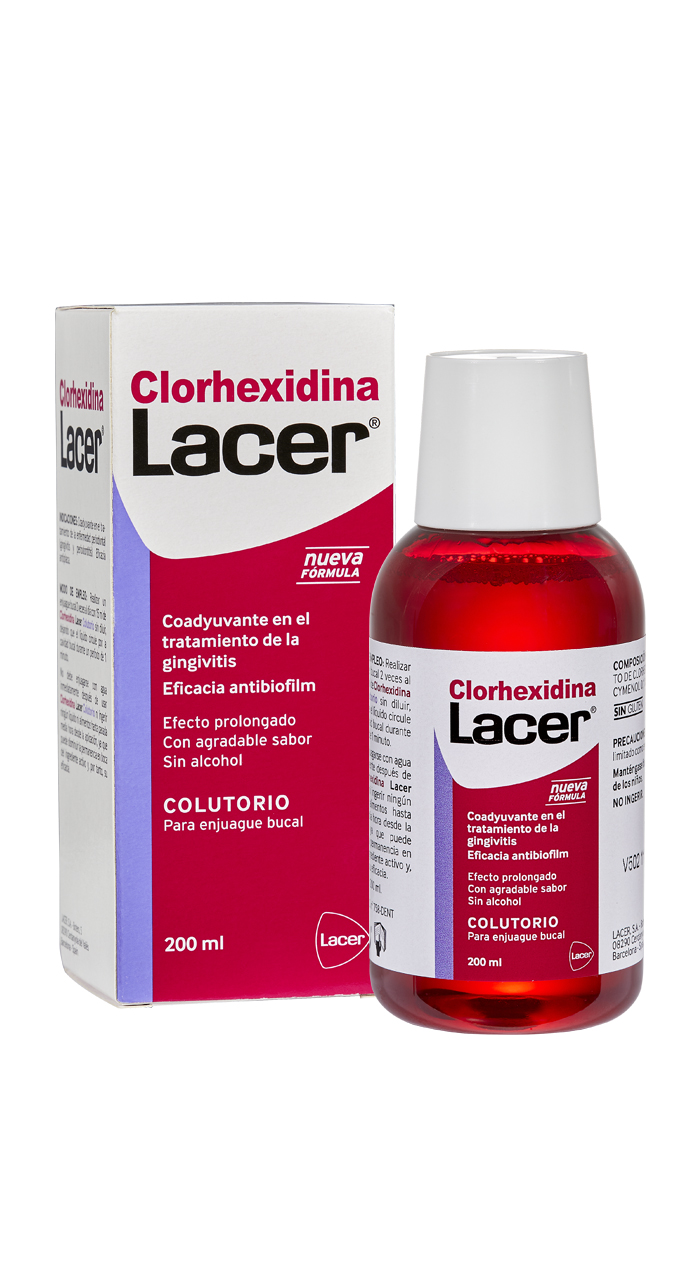 LACER COLUTORIO CLORHEXIDINA 1 ENVASE 200 ML