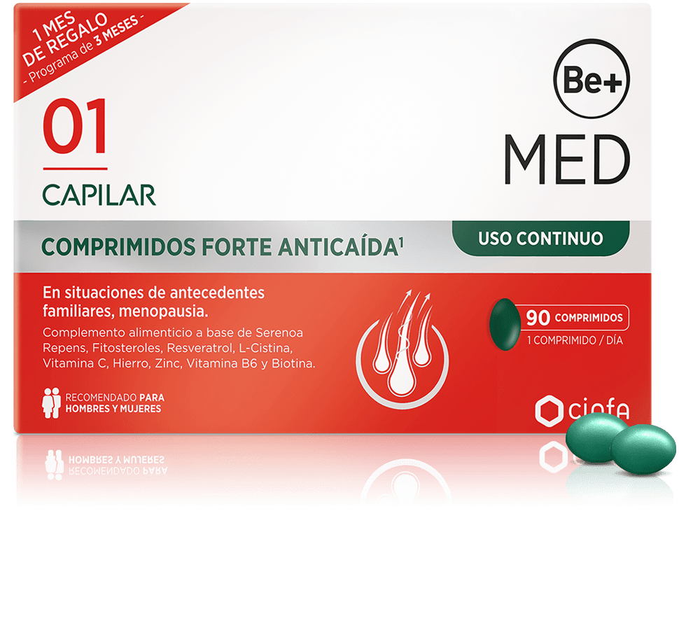 BE+ MED CAPILAR USO CONTINUO FORTE 90 COMPRIMIDOS