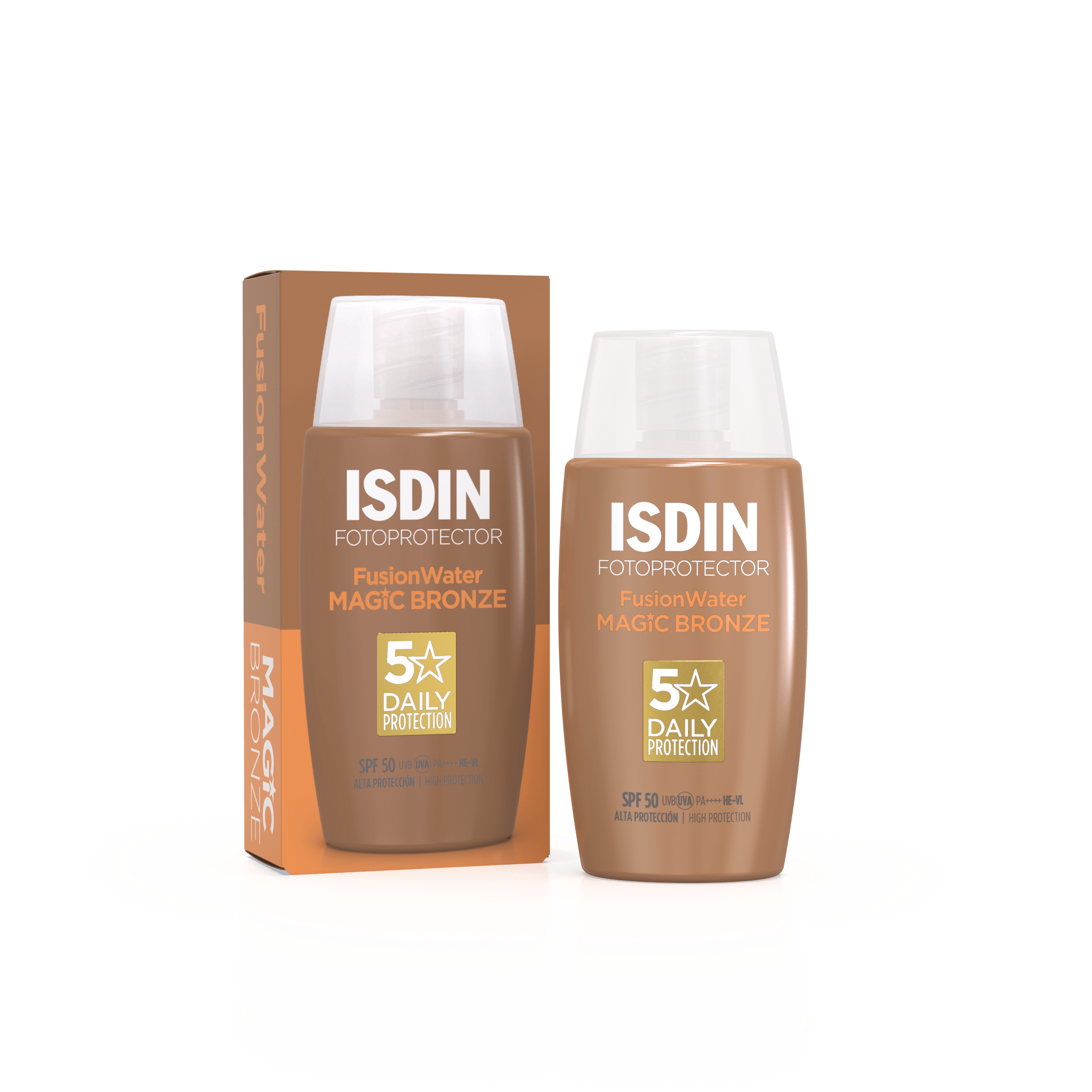 ISDIN FOTOPROTECTOR FUSION WATER MAGIC 1 FRASCO 50 ML COLOR BRONZE