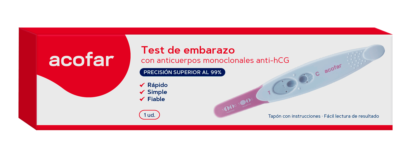TEST DE EMBARAZO ACOFAR 1 UNIDAD