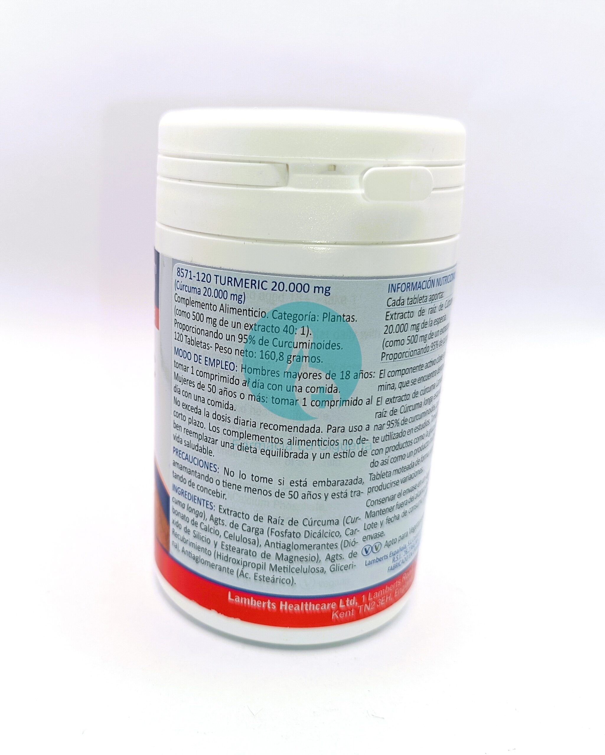 LAMBERTS CURCUMA 20000 MG 120COMP