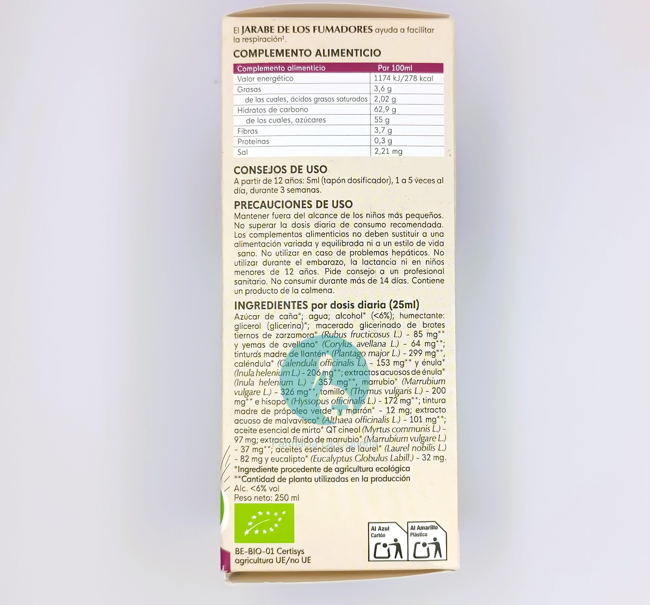 PRANAROM JARABE DE LOS FUMADORES