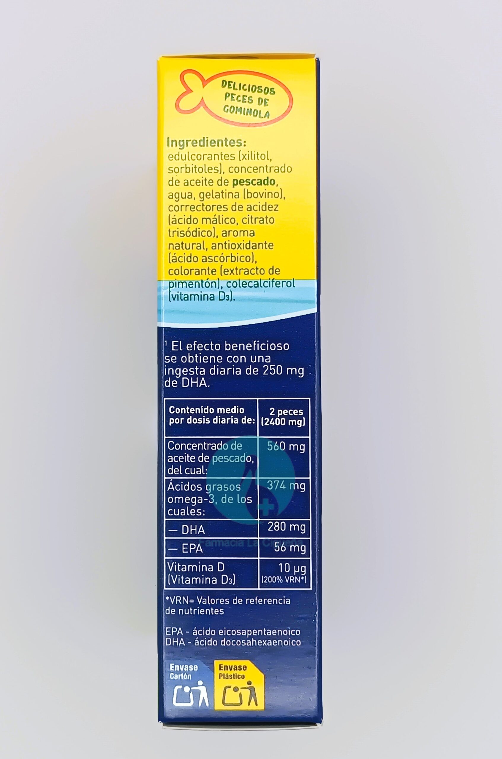 OMEGA 3 MÖLLER´S 45 PECES DE GOMINOLA