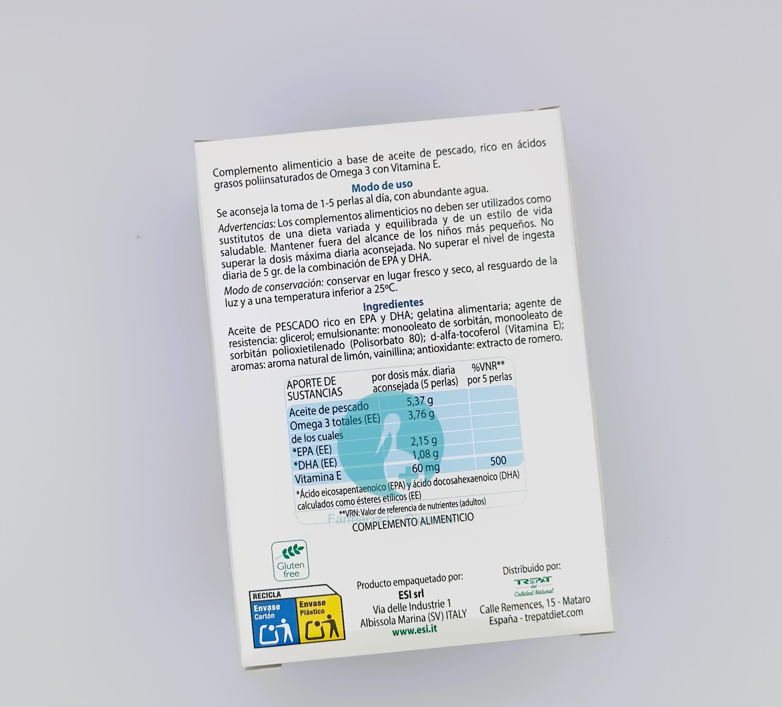 OMEGA 3 EXTRA 50 PERLAS DE 1G ESI