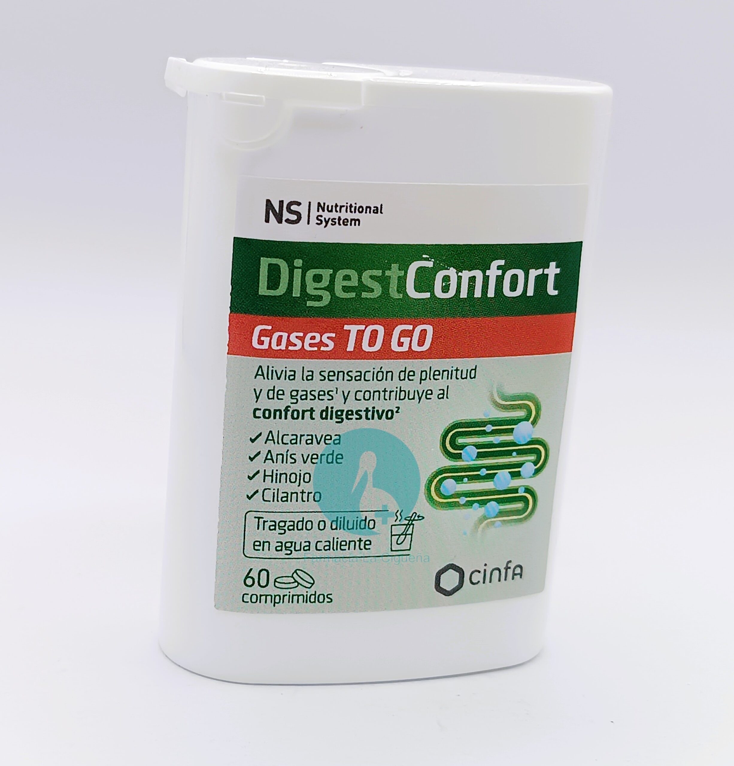 NS DIGESTCONFORT GASES TO GO 60 COMPRIMIDOS