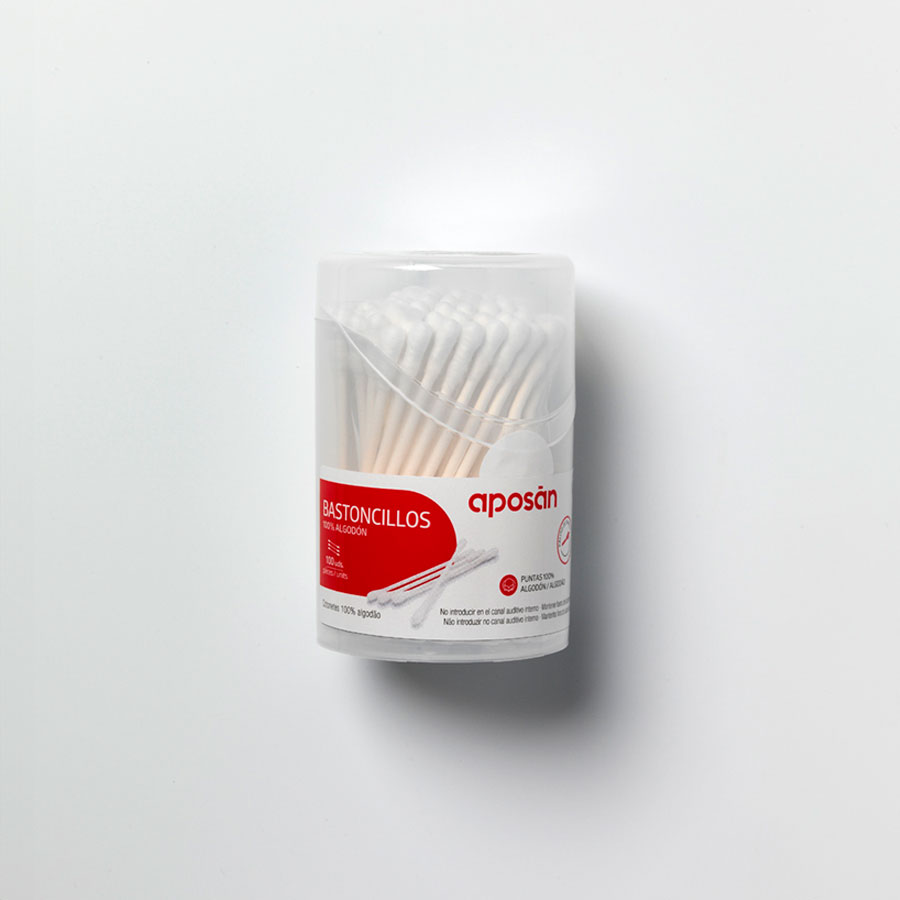 BASTONCILLOS OIDOS APOSAN 100 UNIDADES
