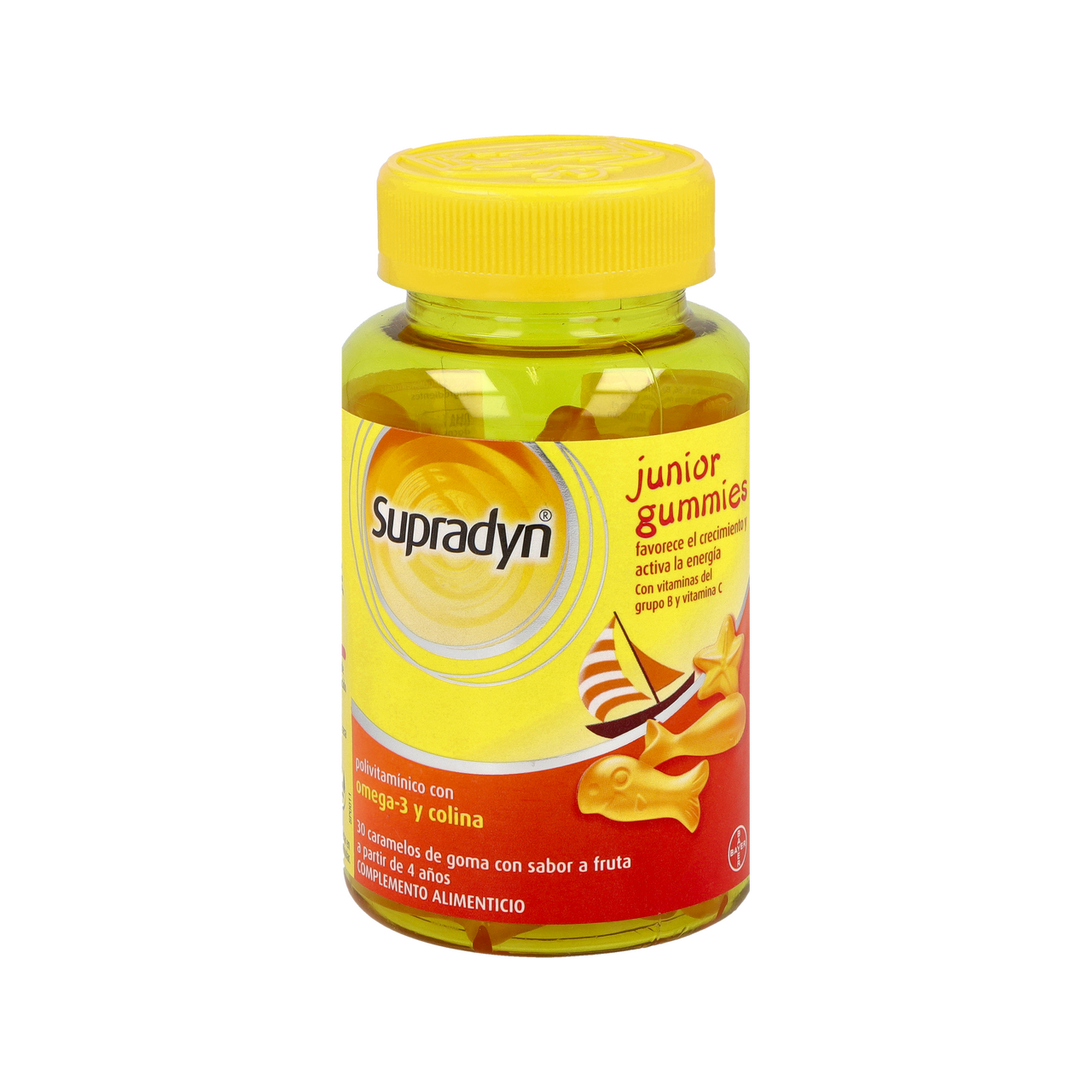 SUPRADYN JUNIOR GUMMIES 30 CARAMELOS DE GOMA SABOR FRUTA