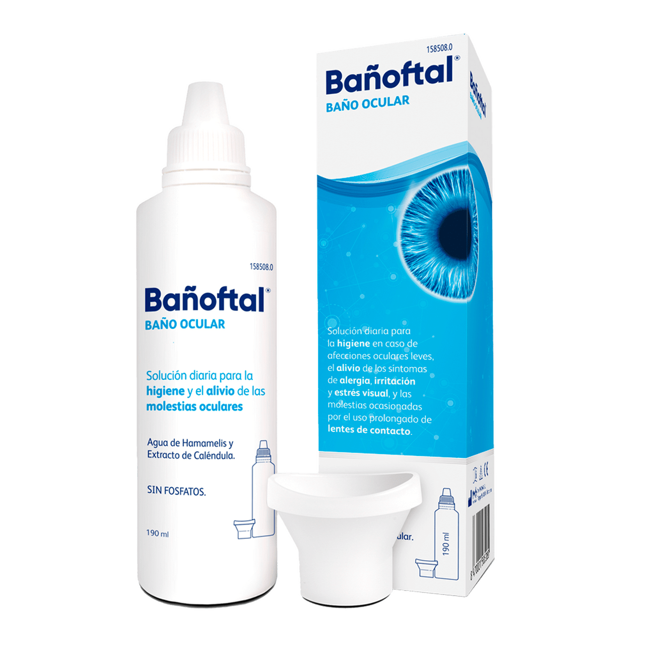 BAÑOFTAL BAÑO OCULAR 1 ENVASE 190 ML