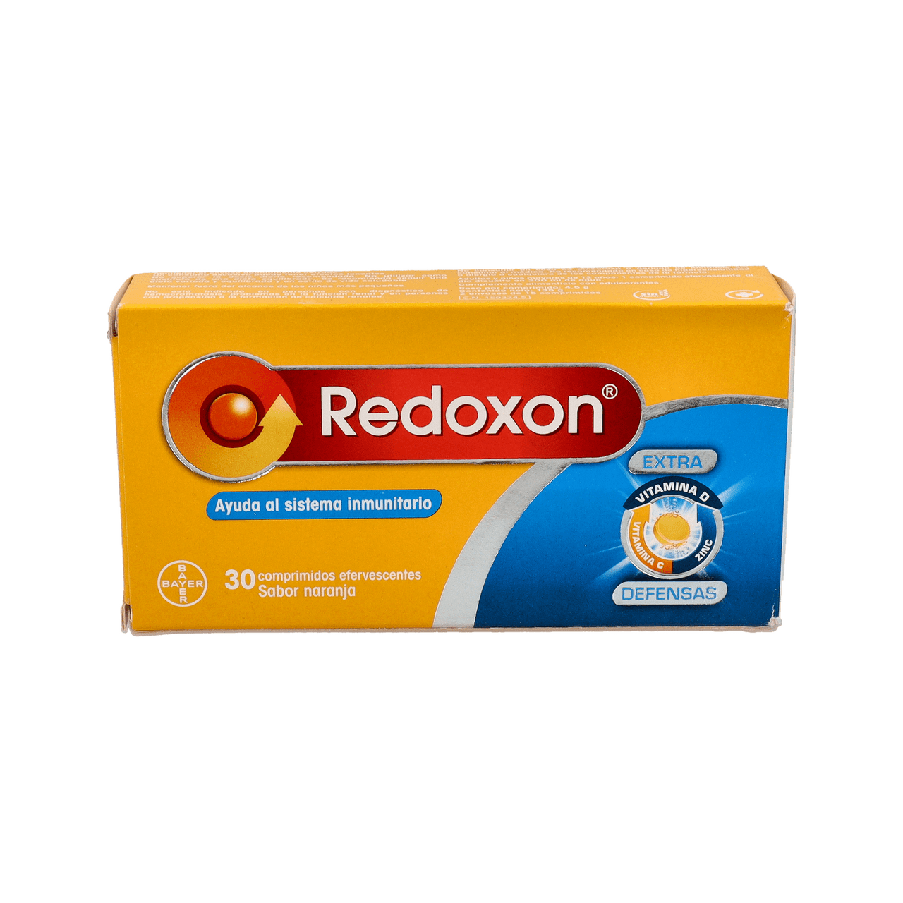 REDOXON EXTRA DEFENSAS VITAMINA C + ZINC 30 COMPRIMIDOS EFERVESCENTES SABOR NARANJA