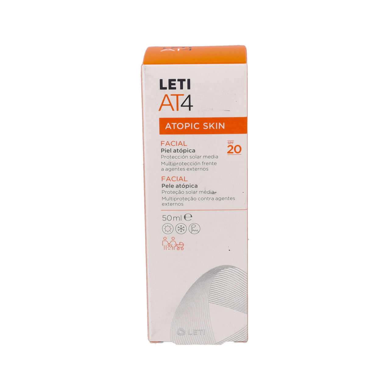 LETI AT4 CREMA FACIAL SPF 20 CREMA 1 TUBO 50 ML