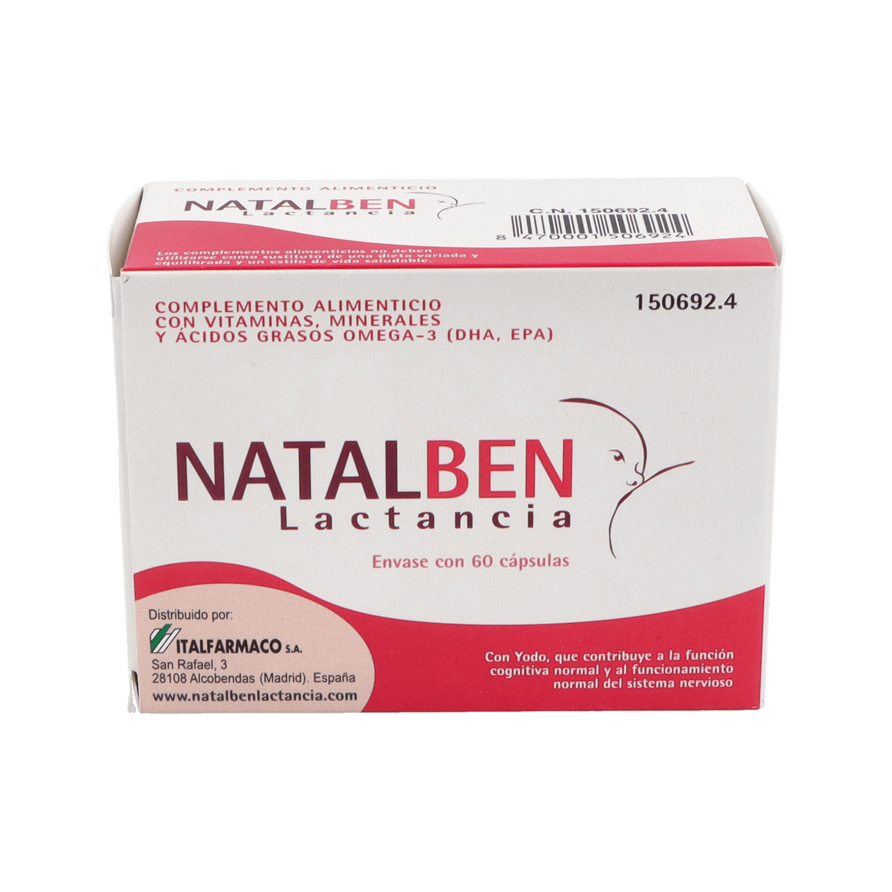 NATALBEN LACTANCIA 60 CAPSULAS