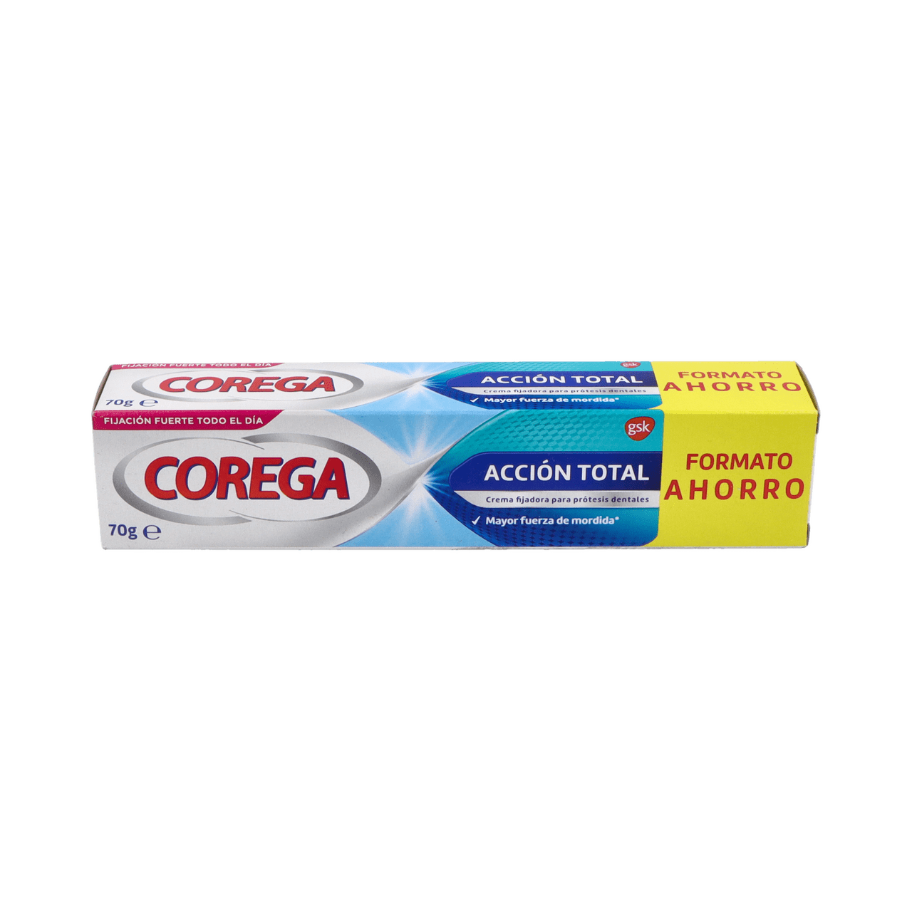 COREGA ACCION TOTAL CREMA FIJADORA ADHESIVO PROTESIS DENTAL 1 ENVASE 70 G