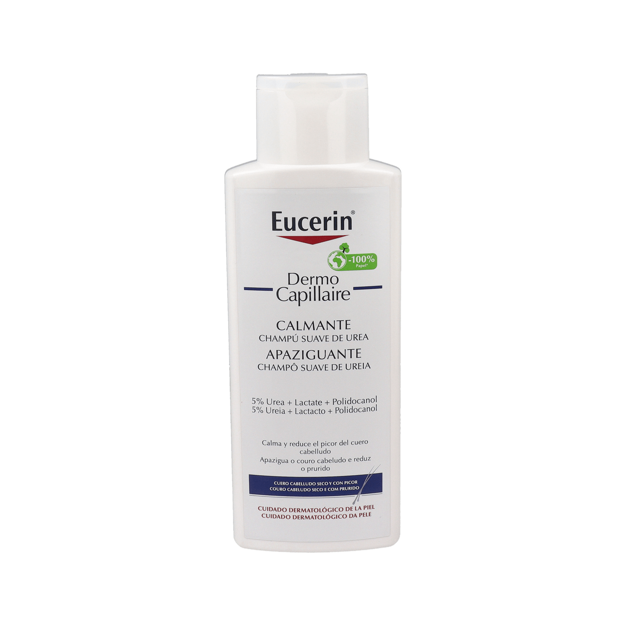 EUCERIN DERMOCAPILLAIRE CHAMPU CALMANTE 5% UREA 1 ENVASE 250 ML