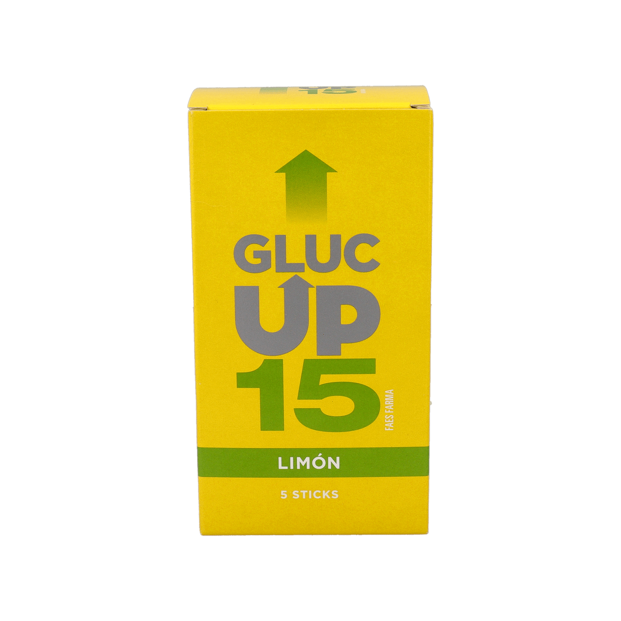 GLUC UP 15 FAES FARMA 5 STICKS SABOR LIMON