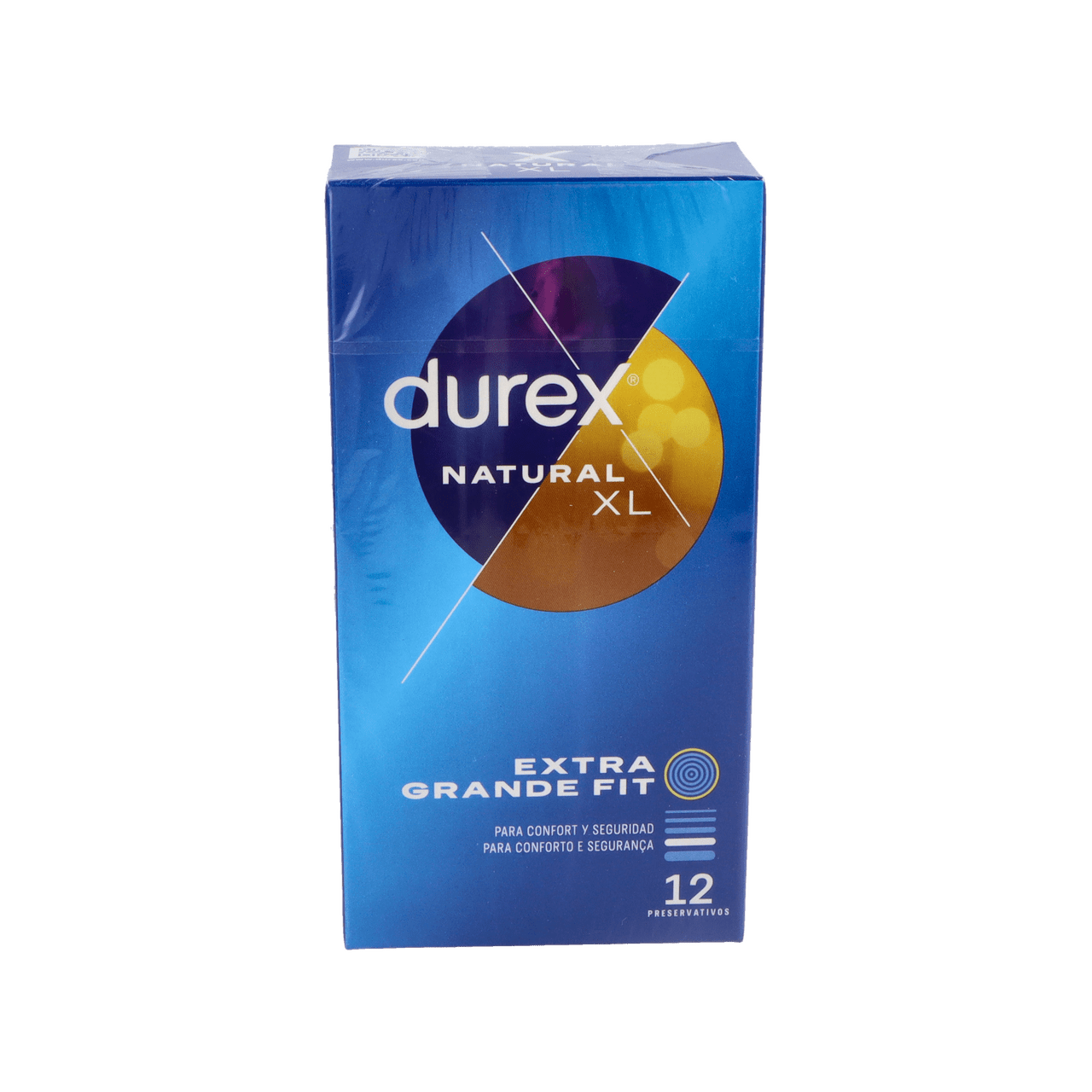 DUREX NATURAL XL PRESERVATIVOS 12 UNIDADES