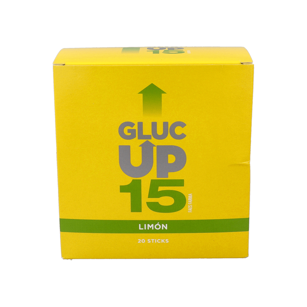 GLUC UP 15 FAES FARMA 20 STICKS SABOR LIMON