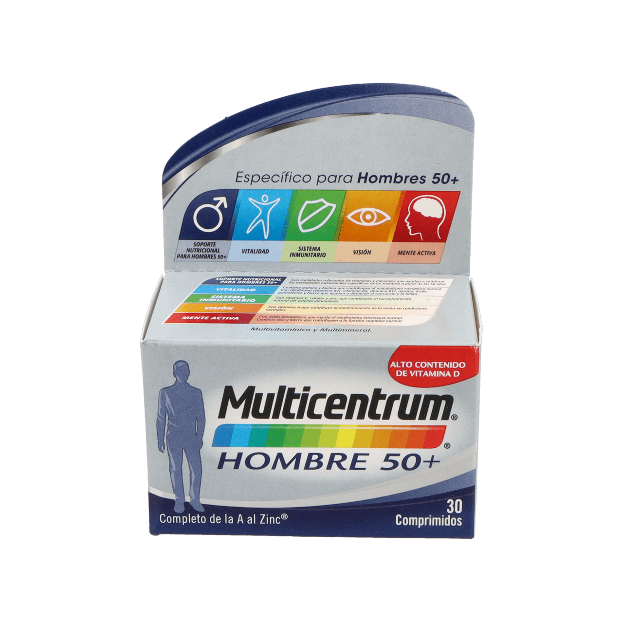 MULTICENTRUM HOMBRE 50+ 30 COMPRIMIDOS