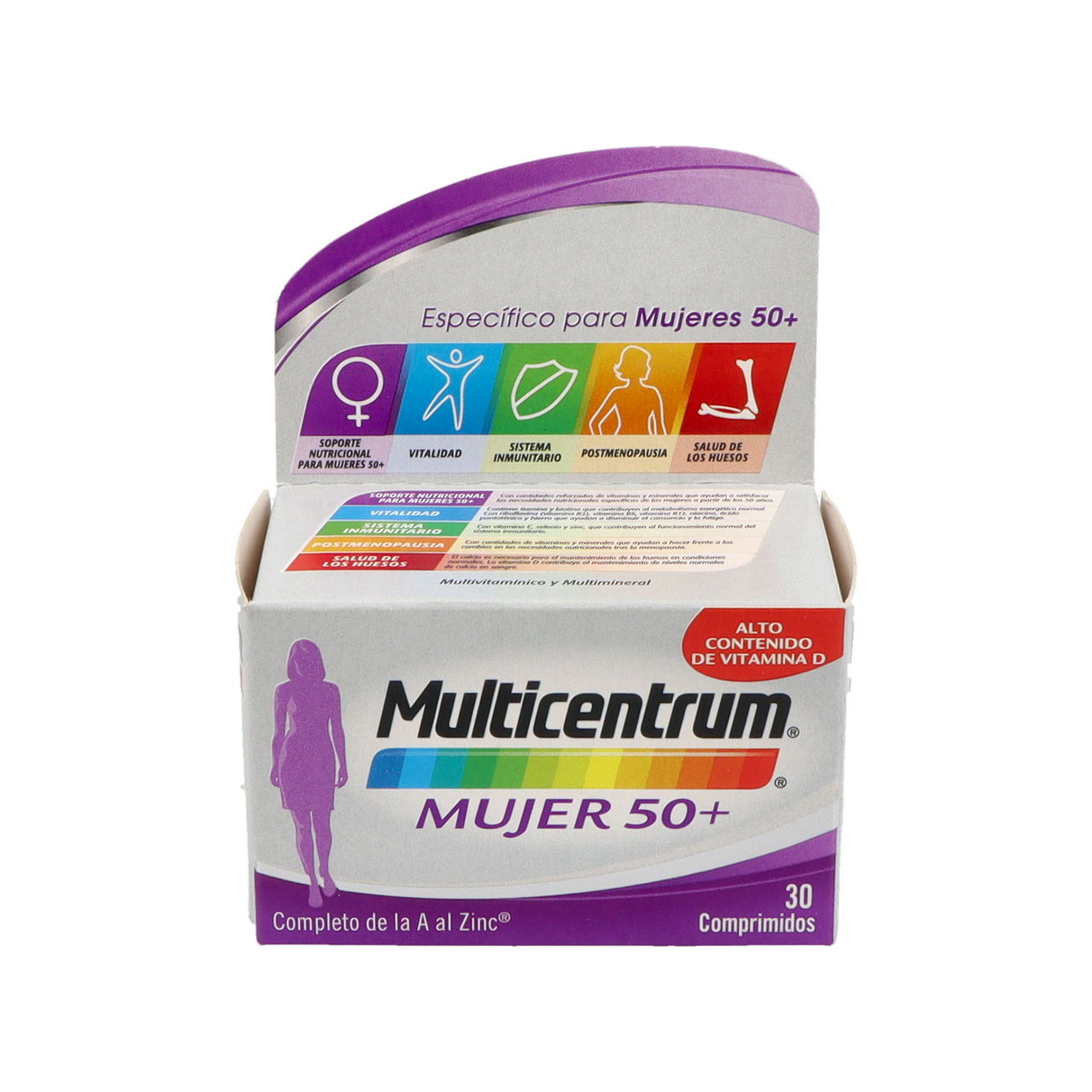 MULTICENTRUM MUJER 50+ 30 COMPRIMIDOS