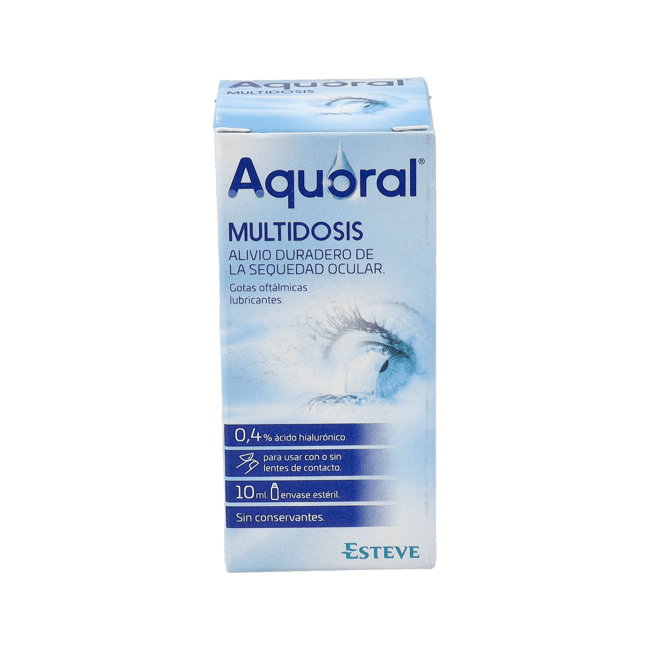 AQUORAL MULTIDOSIS GOTAS OFTALMICAS LUBRICANTES ESTERILES 1 ENVASE 10 ML