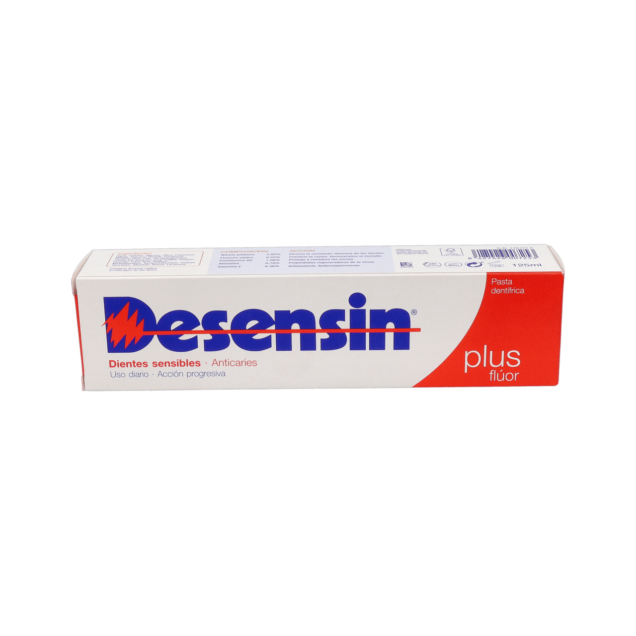 DESENSIN PLUS FLUOR PASTA DENTIFRICA 1 ENVASE 125 ML