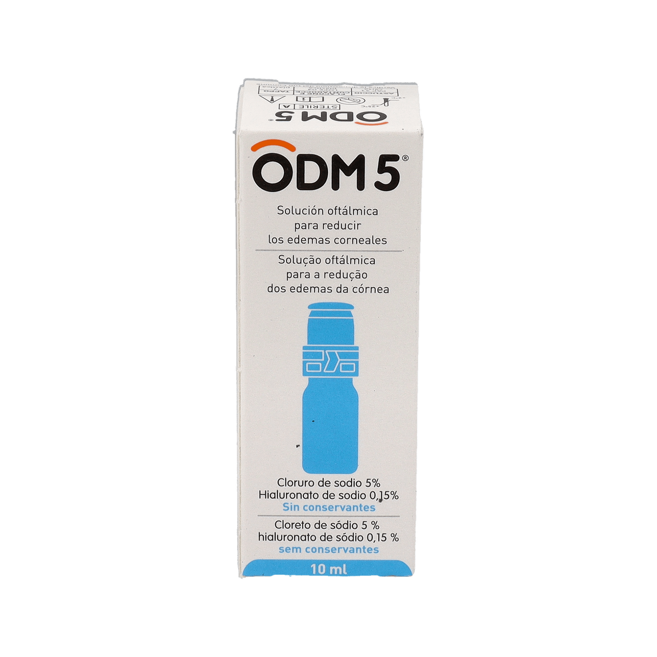 ODM 5 ANTIEDEMA CORNEAL SOLUCION OFTALMICA HIPEROSMOLAR 1 FRASCO MULTIDOSIS 10 ML