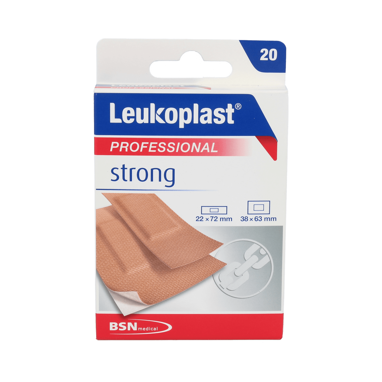 LEUKOPLAST STRONG APOSITO ADHESIVO 20 APOSITOS SURTIDO