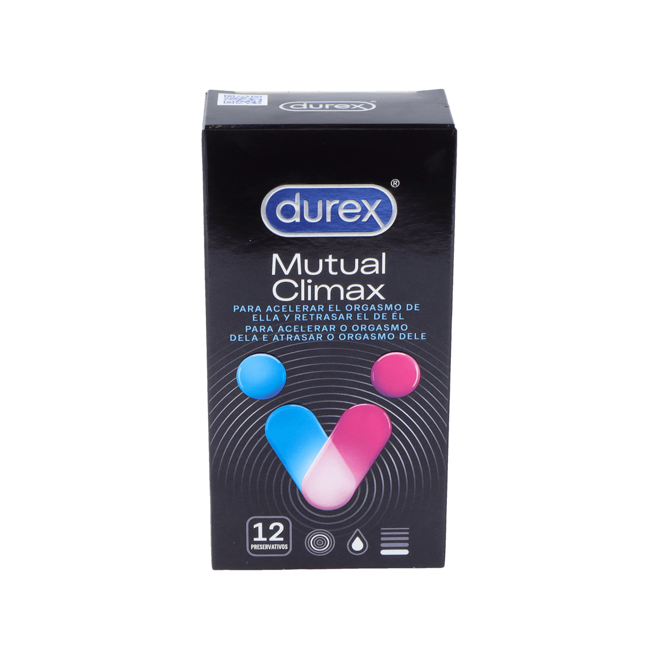 DUREX MUTUAL CLIMAX PRESERVATIVOS 12 UNIDADES