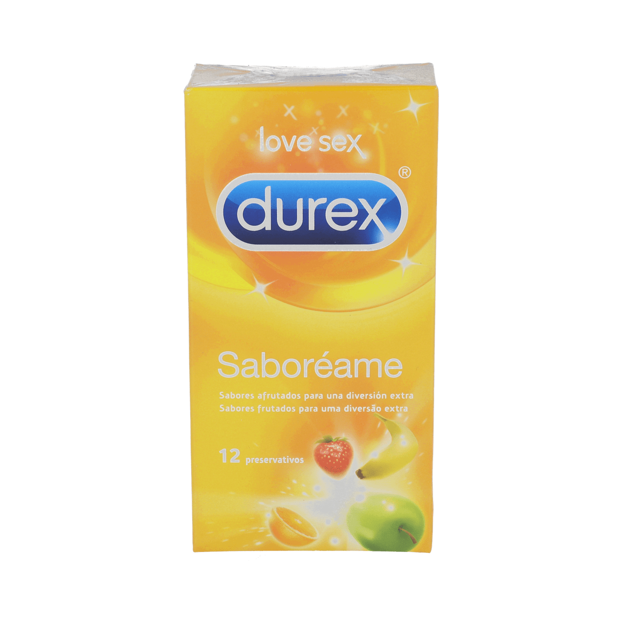 DUREX SABOREAME PRESERVATIVOS 12 UNIDADES