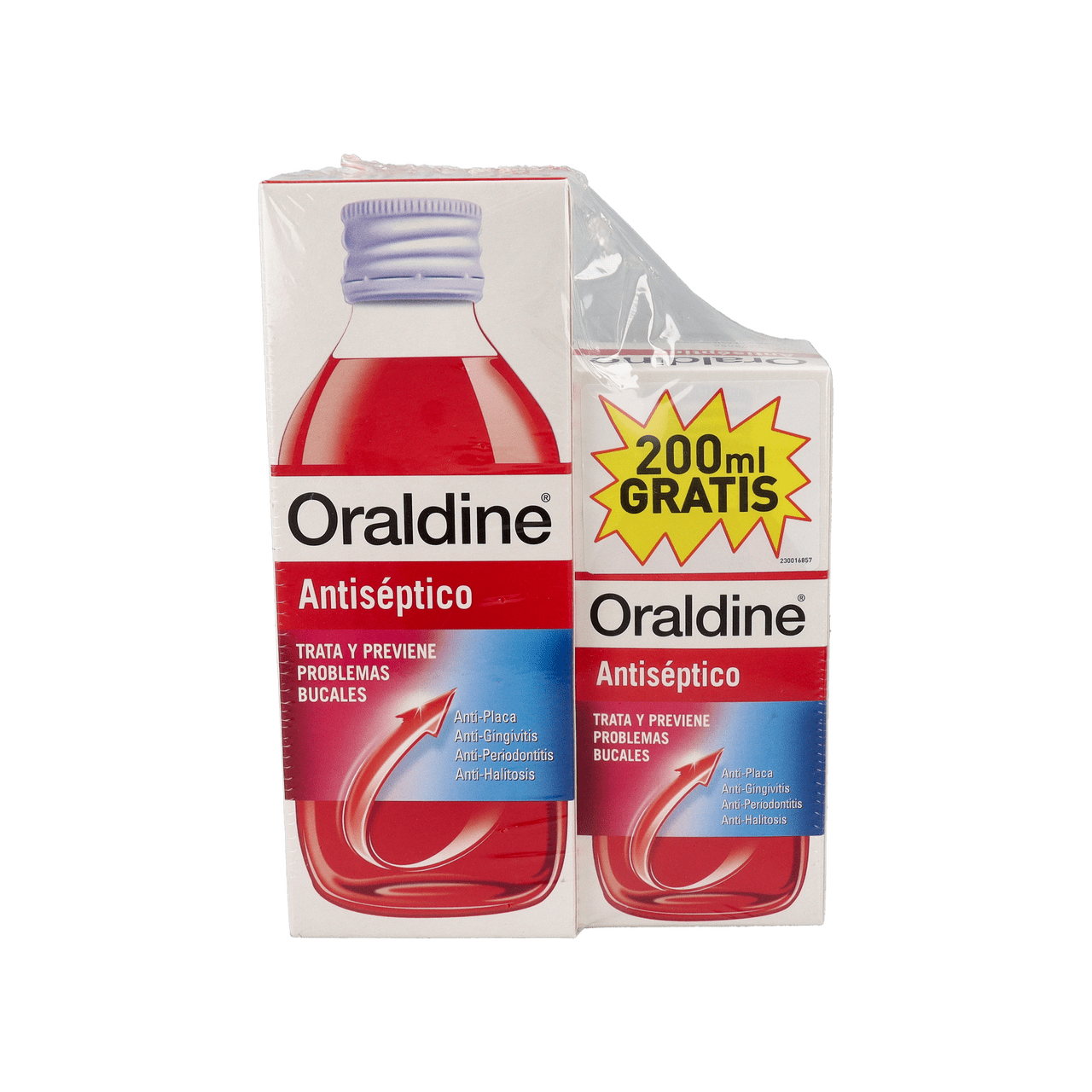 ORALDINE ANTISEPTICO 1 ENVASE 400 ML + 1 ENVASE 200 ML PACK