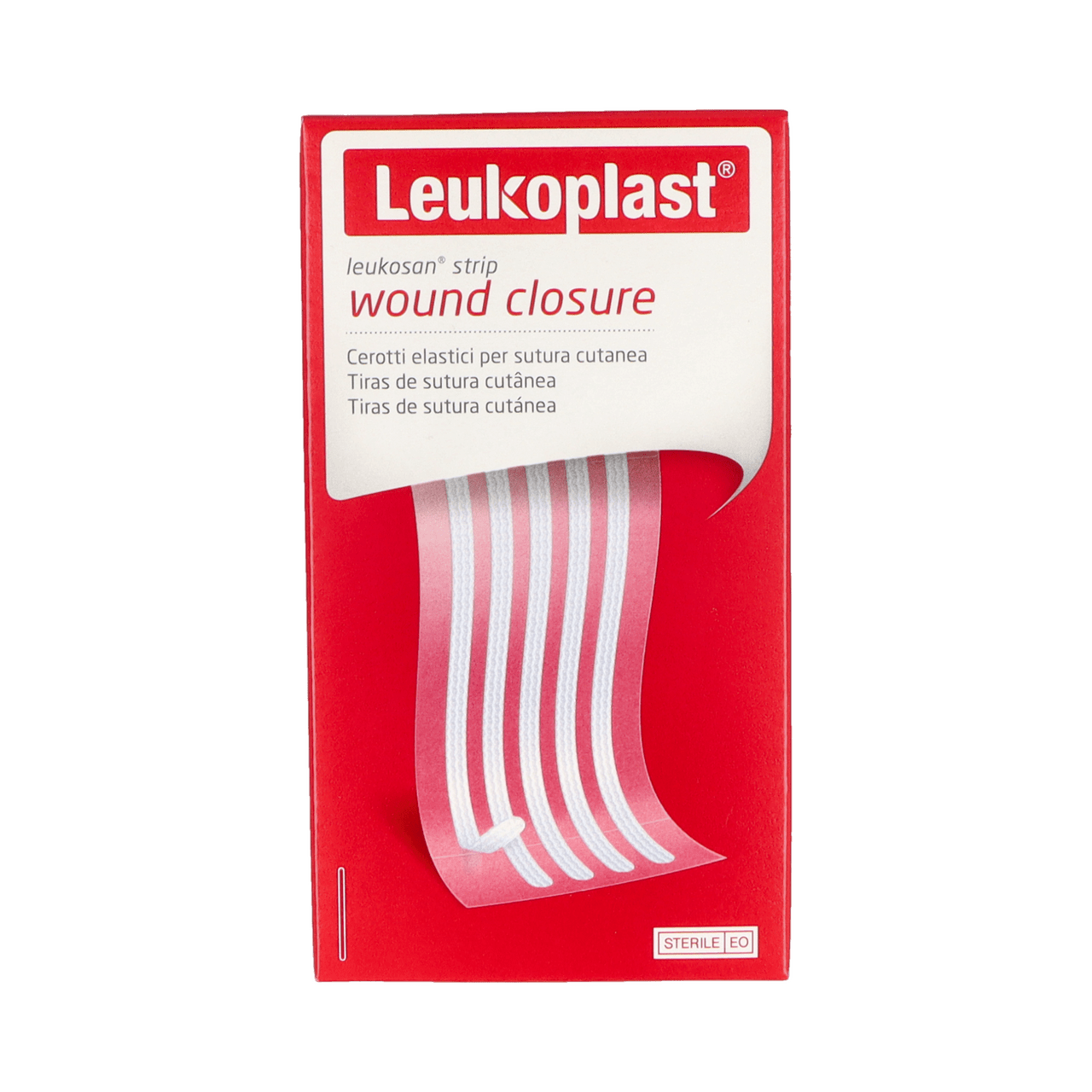 LEUKOSAN STRIP SUTURA CUTANEA ESTERIL TIRA 75 MM X 3 MM 10 TIRAS