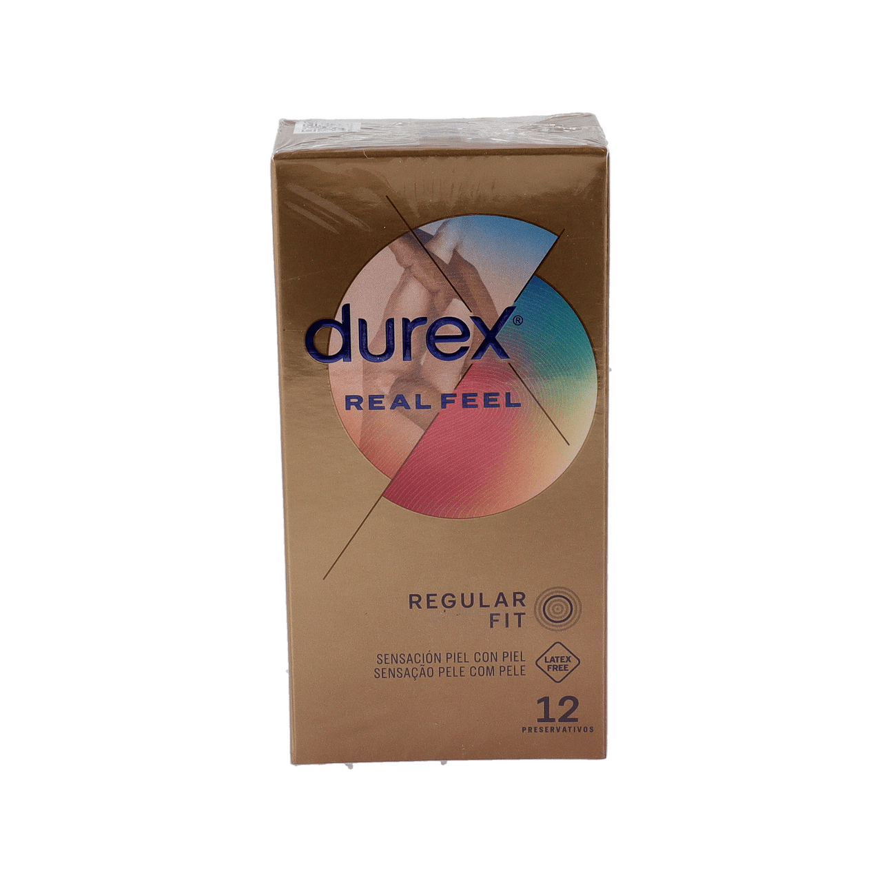 DUREX REAL FEEL PRESERVATIVO SIN LATEX 12 UNIDADES