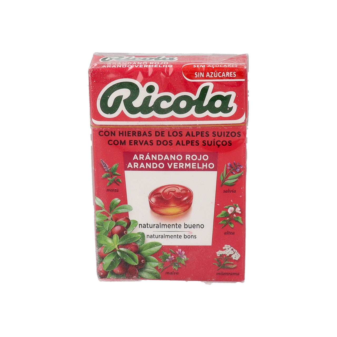 RICOLA CARAMELOS SIN AZUCAR 1 ENVASE 50 G SABOR ARANDANO